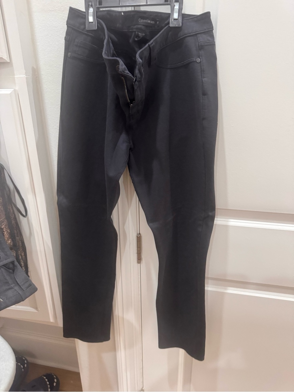 Calvin Klein Black Ankle Cropped Jeans